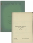 Moe Howards 27pp. Script Dated October 1951 for The Three Stooges Film Listen, Judge -- With 6 Extra Pages of Shot Lists & Call Sheets -- Very Good Plus Condition